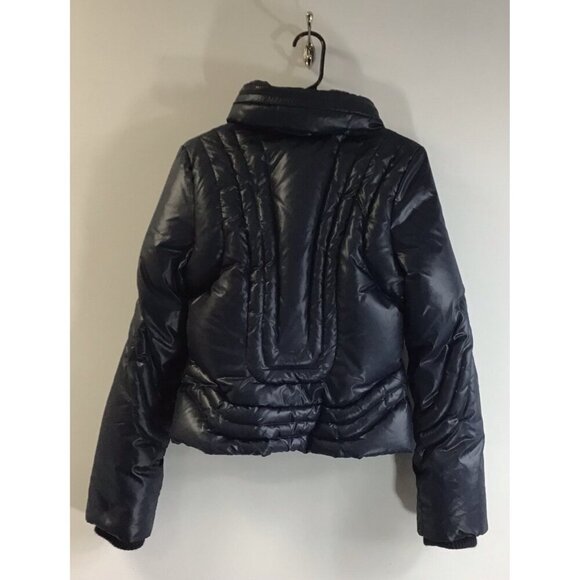 BCBG Maxazria Navy Blue Short Puffer Jacket Small 🩵 - Picture 5 of 5